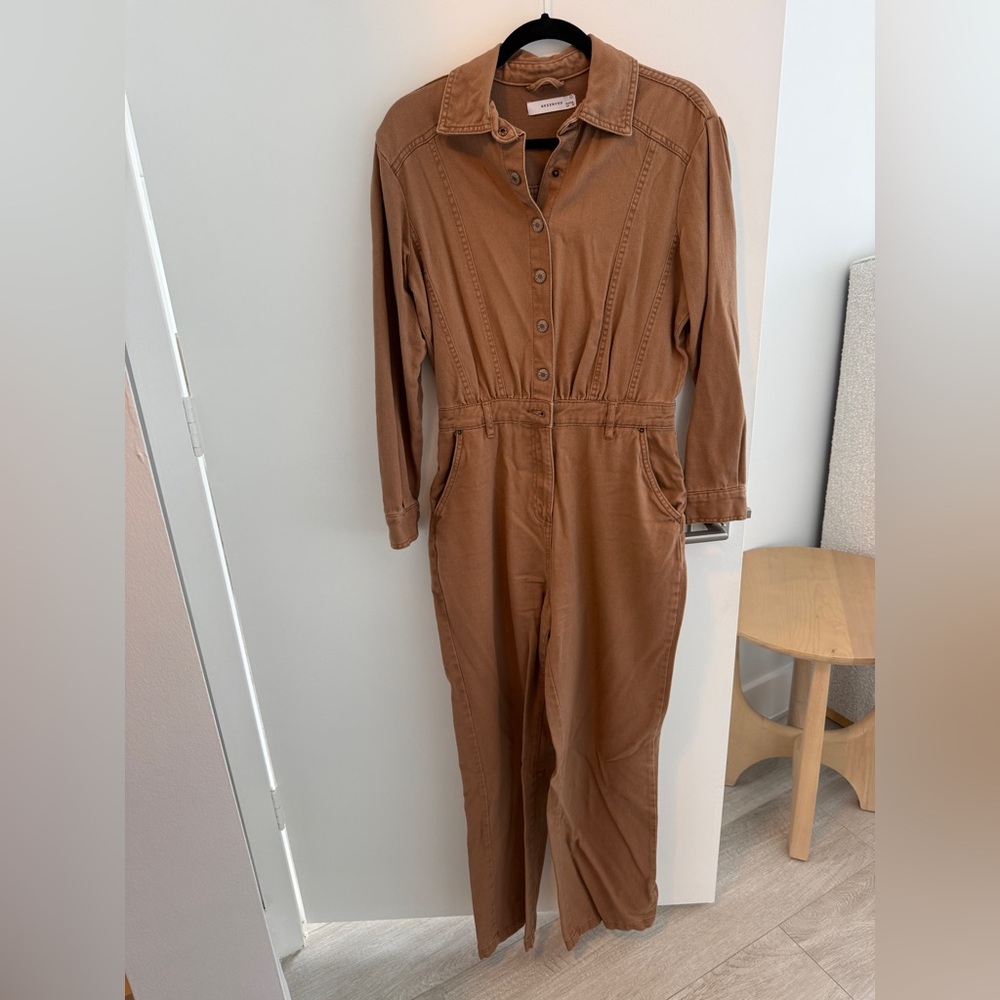 Reserved Brown Jumpsuit Sz 4